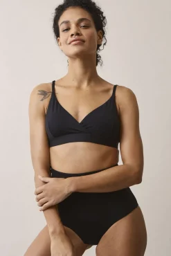 Boob Tøj Til Mor-The Go-To Trekants-BH, Black