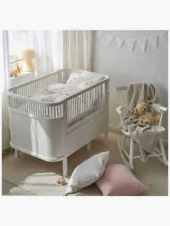 Børn Borgans Sengetøj-Borganäs Sengesæt Tremmeseng Hjärtrud 2-delt 100x130, Beige