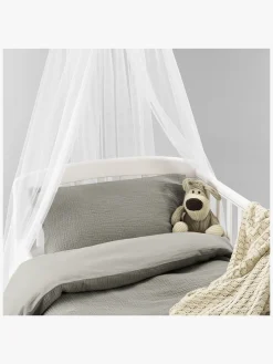 Sengetøj|Borgans Borganäs Sengesæt Tremmeseng Rolling 100 x 130 2-delt, Grå