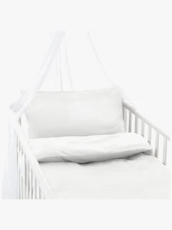 Sengetøj|Borgans Borganäs Sengesæt Tremmeseng Rolling 100 x 130 2-delt, Hvid