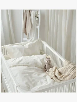 Sengetøj|Borgans Borganäs Sengesæt Tremmeseng Humble 100 x 130 2-delt, Hvid