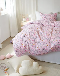 Sengetøj|Borgans Borganäs Sengesæt 150x210 Enhjørning, Pink