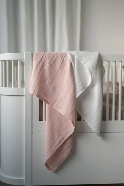 Interiør|Borgans Borganäs Stofble 70x70 2-pak, Lyserød Lyserød/Hvid