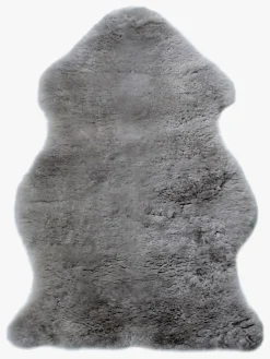 Bozz Vogntilbehør-Lammeskind Klippet, Mid Grey