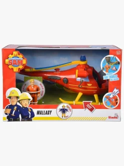 Legetøjsbiler & -Fartøjer|BrandmanSam2 Brandmand Sam Helikopter med Figur Wallaby