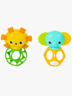 BrightStarts Babylegetøj-Bright Starts Oball Bidelegetøj 2-Pak