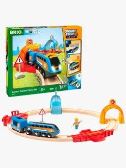 Togbaner & Legeborde|Brio 33974 Action Tunnel Circle Set (Smart Tech Sound)