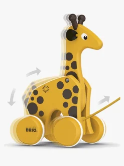 Brio Trælegetøj|Babylegetøj-30200 Giraf Pull-Along