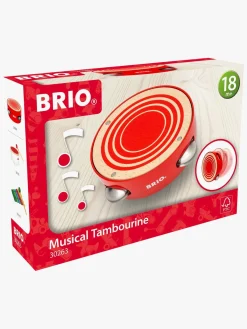 Musikinstrumenter|Brio 30263 Tambourine Instrument, Rød