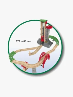 Togbaner & Legeborde|Brio 33887 Togbane Løft & læs med lagerbygning