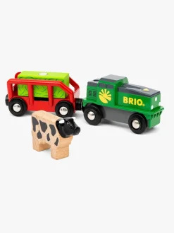 Brio Togbaner & Legeborde-36018 World Farm Batteri Traktor
