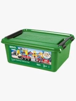 Togbaner & Legeborde|Brio World 33097 Fragt- og Jernbanesæt Deluxe