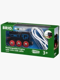 Brio Legetøjsbiler & -Fartøjer-World 33599 Genopladeligt Lokomotiv Med Mini USB-Kabel