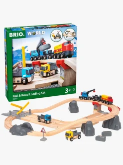 Togbaner & Legeborde|Brio World 33210 Tog- og vejbane, lodsesæt