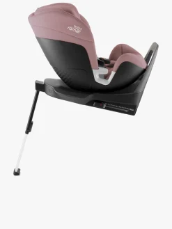 Autostole 9-36 Kg|Britax Römer Swivel Autostol, Dusty Rose Lyserød