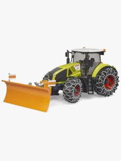Bruder Legetøjsbiler & -Fartøjer-Claas Axion 950 Traktor med Snekæde & Plov