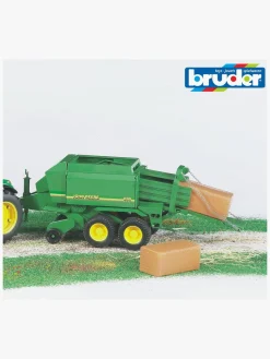 Legetøjsbiler & -Fartøjer|Bruder John Deere Halmpresser m. Halmballer