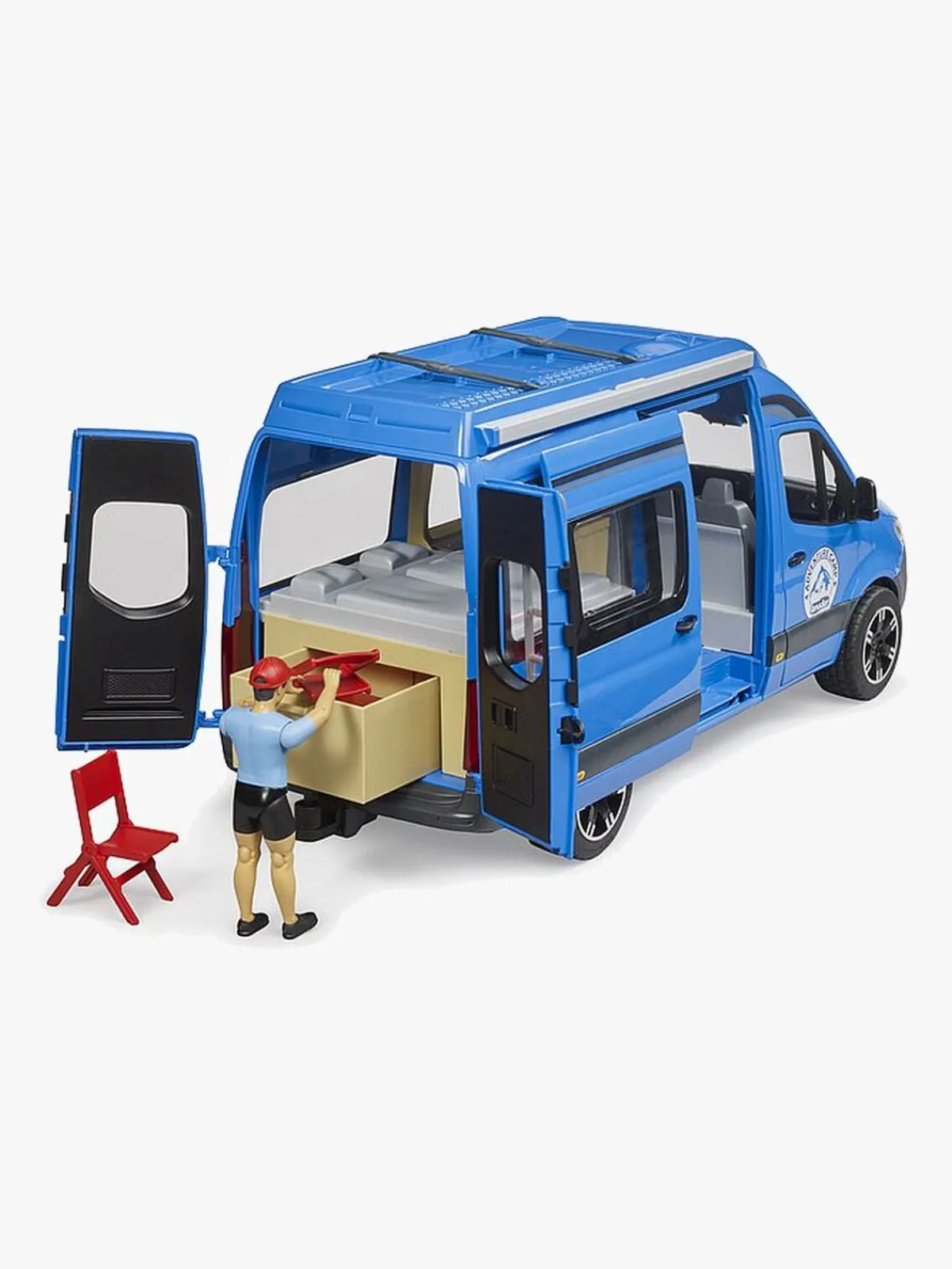 Legetøjsbiler & -Fartøjer|Bruder MB Sprinter Autocamper med Tilbehør