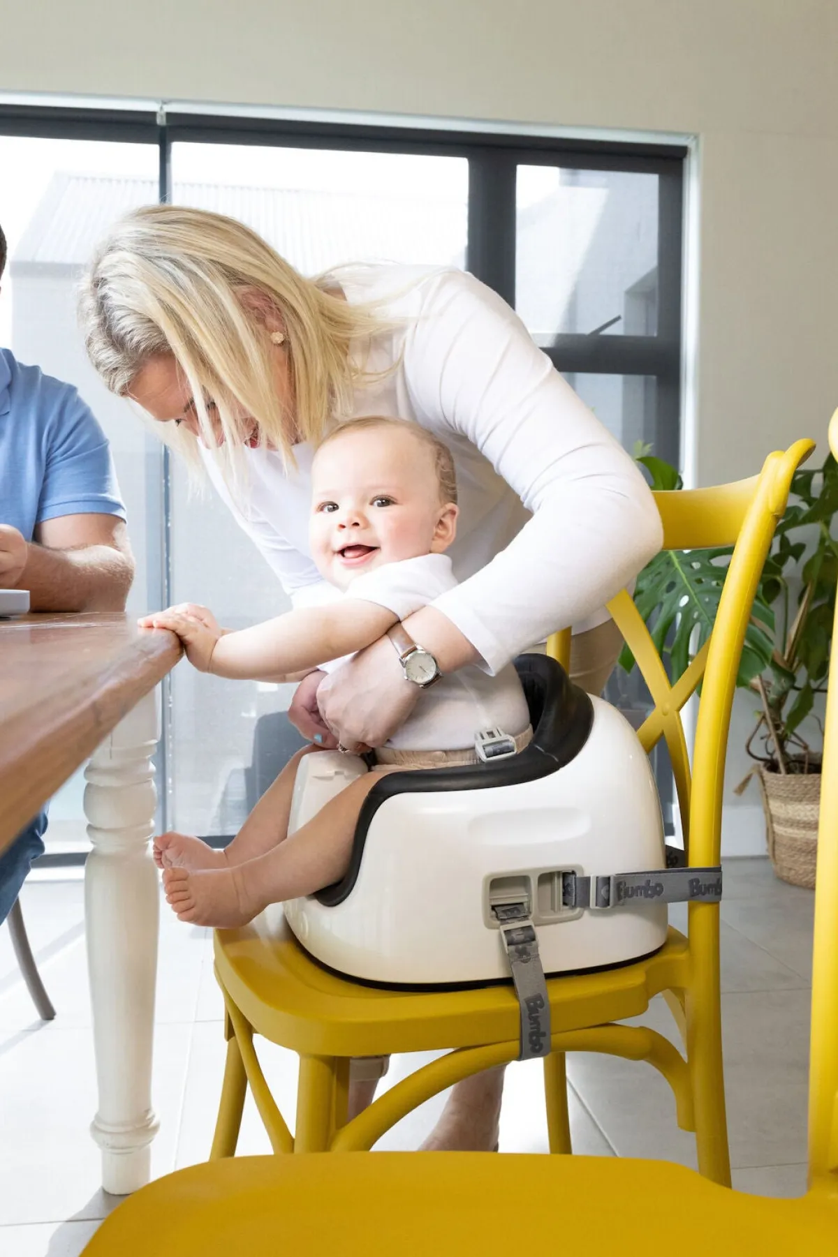 Højstole & Tilbehør|Bumbo Multi Barnesæde, Black Sort/Hvid