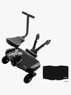 Bumprider Vogntilbehør-Ståbræt m. Sæde, Sort