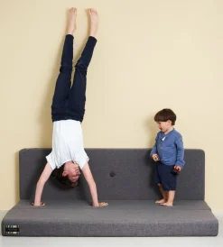 Børnemøbler|KlipKlap by 3 Fold Madras XL, Mørkegrå Grå