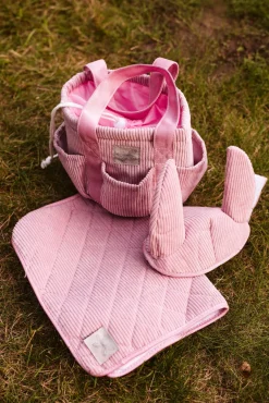 Dukker & Bamser|byASTRUP Plejetaske Corduroy, Rose Lyserød