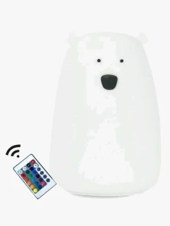 Børn RabbitFriends Lamper & Belysning-ByMoxo Lampe Bjørn m. Fjernkontrol, Hvid