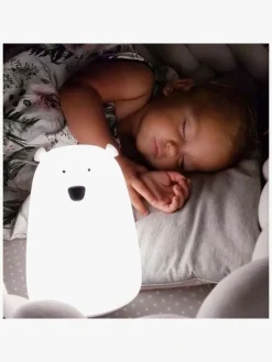 Lamper & Belysning|RabbitFriends ByMoxo Lampe Stor Bjørn, Hvid