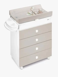 Pusleborde|CAM Asia Puslekommode, Tortora Hvid/Beige