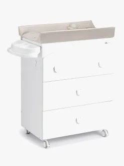 Pusleborde|CAM Cassettiera Puslebord, Hvid/Beige