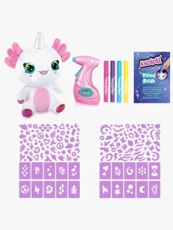 Kreativt Legetøj|AirbrushPlush Canal Toys Airbrush Plush Bamse Axolotl