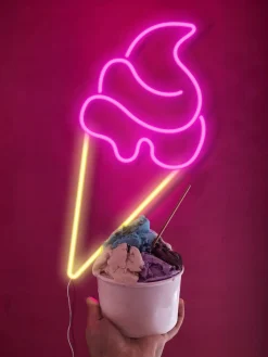 Børn Candy Shock Lamper & Belysning-Neonlampe Is