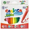 Kreativt Legetøj|Carioca Jumbofiberpen Superwashable 12-pak