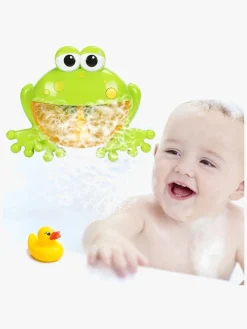 Vandlegetøj|CarloBaby Badefrø m. Bobler & Musik, Grøn Grøn