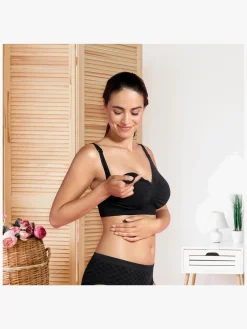Tøj Til Mor|Carriwell Polstret Graviditets- & Amme-BH, Sort