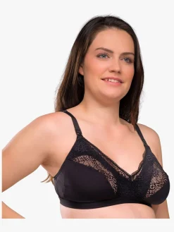 Tøj Til Mor|Carriwell Soft as Silk Amme-BH, Sort