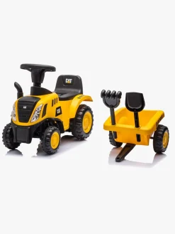CAT Pedal- & Gåbiler-erpillar Gåbil med Trailer, Gul