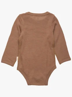Børn CeLaVi Bodyer & Heldragter-Body, Coca Mocha Melange