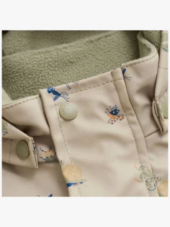 Børn CeLaVi Regntøj- Foret Regndragt, White Pepper