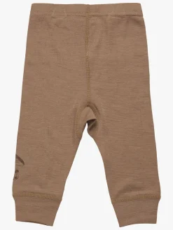 Underdele|Uldtøj|CeLaVi Leggings, Coca Mocha Melange Brun