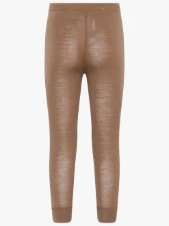 Uldtøj|Underdele|CeLaVi Leggings, Coca Mocha Melange Brun