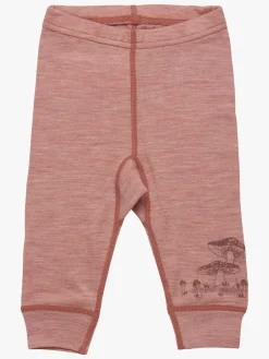 Børn CeLaVi Underdele|Uldtøj-Leggings, Old Rose Melange