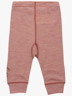 Børn CeLaVi Underdele|Uldtøj-Leggings, Old Rose Melange