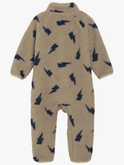 Fleecetøj|CeLaVi Teddy Fleecedragt, Oceania Beige/Blå