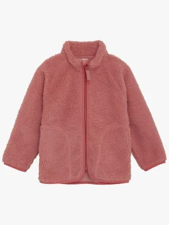 Fleecetøj|CeLaVi Teddy Jakke, Brick Dust
