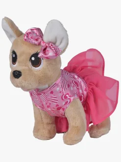 ChichiLove Dukker & Bamser-ChiChi Love Bamse Hund med Hjerteformet Taske