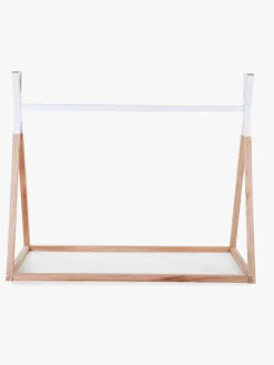 Børnesenge & Tilbehør|Childhome Juniorseng Tipi 70x140, Natur/White