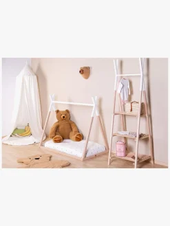 Børnesenge & Tilbehør|Childhome Juniorseng Tipi 70x140, Natur/White