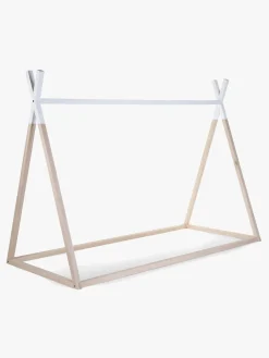 Børn Childhome Børnesenge & Tilbehør-Seng Tipi 90x200, Hvid&Natur