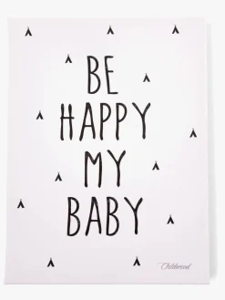 Dåbsgaver|Childhome Tavle Be My Happy Baby 30x40